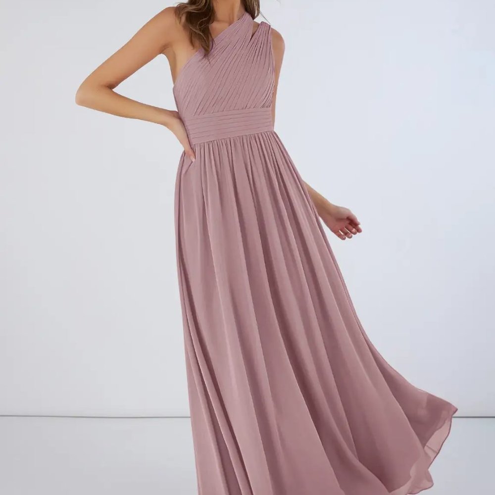 Azazie Molly- Dusty Rose Bridesmaid Dress